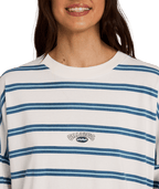 Billabong Original Tides Ls Tee in SALT CRYSTAL