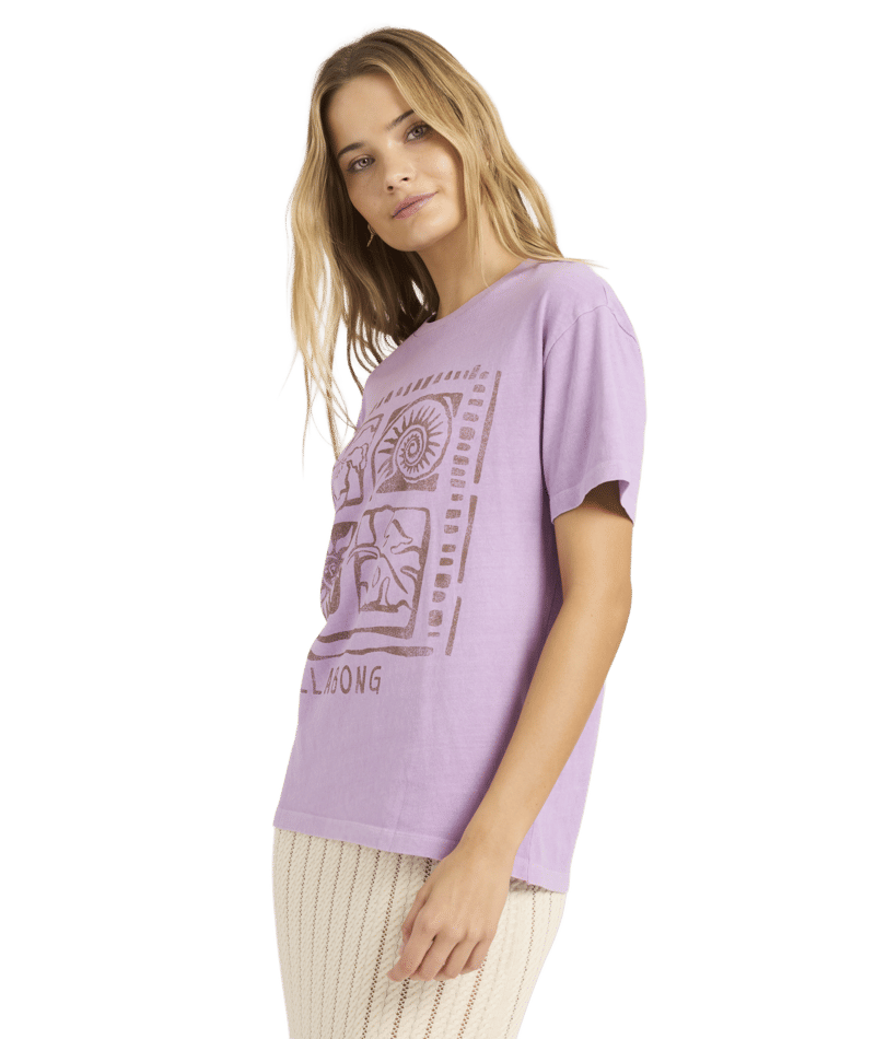 Billabong Reach High Tee in VINTAGE VIOLET