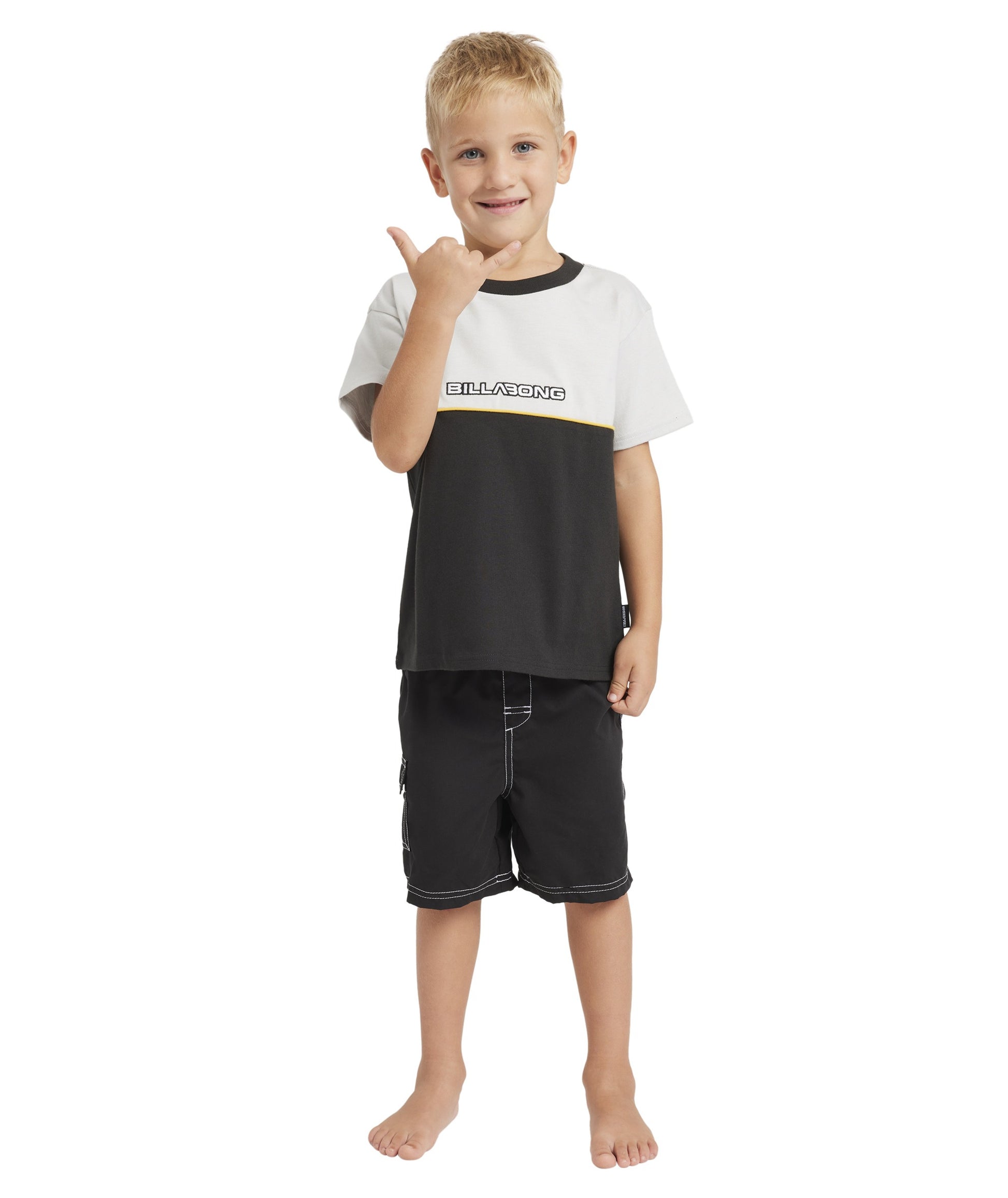 Billabong Groms Throw On in BLACK