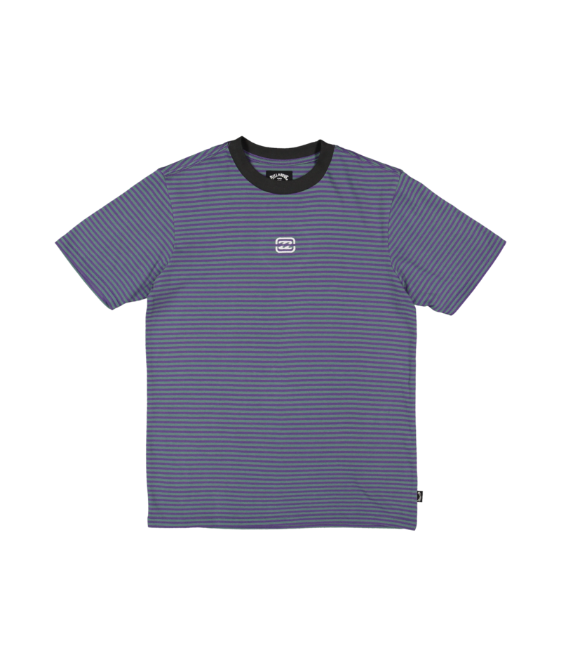 Billabong Groms Absense Stripe Ss in PURPLE
