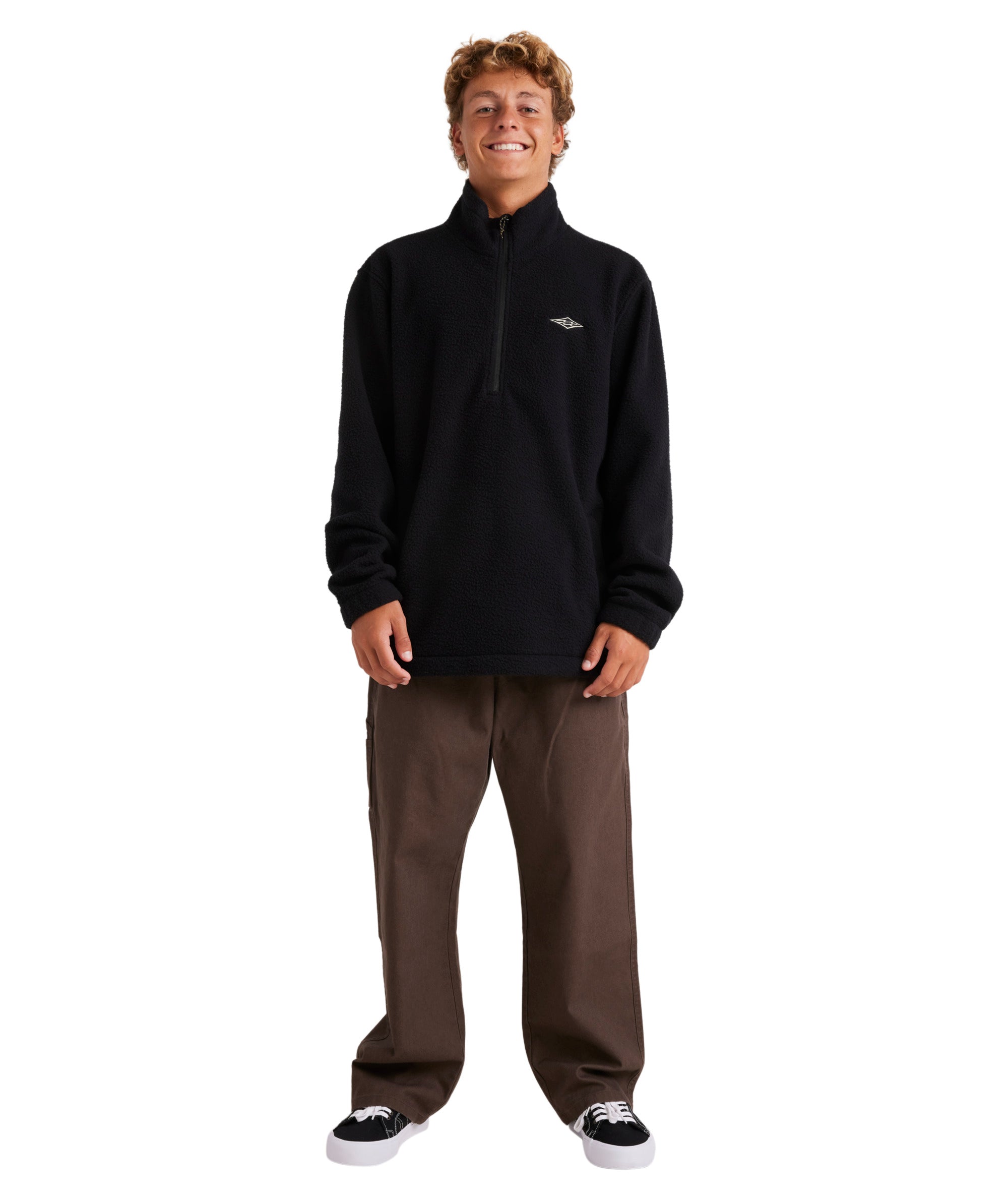 Billabong Adiv Boundary Mock Neck in BLACK