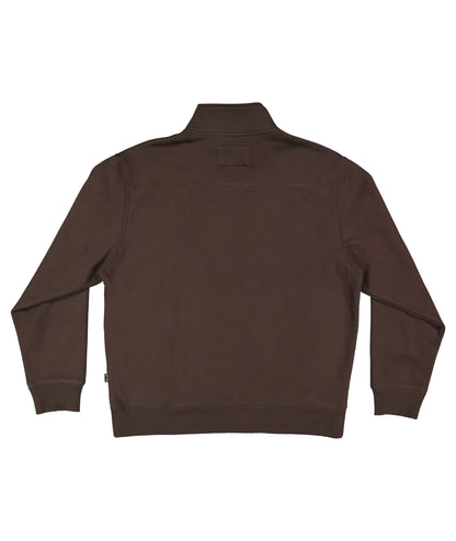 Billabong Script Zip Thru in DARK BROWN