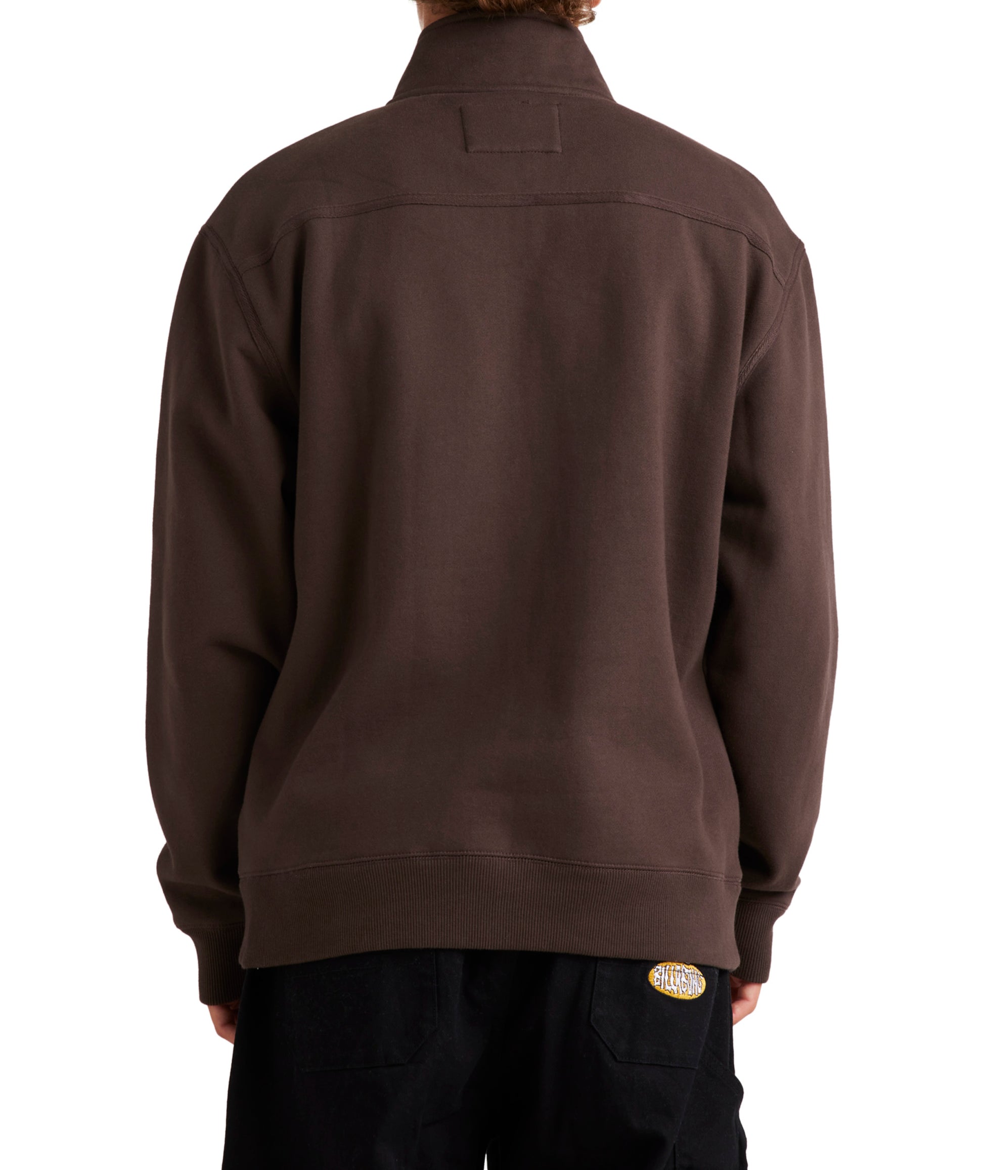 Billabong Script Zip Thru in DARK BROWN