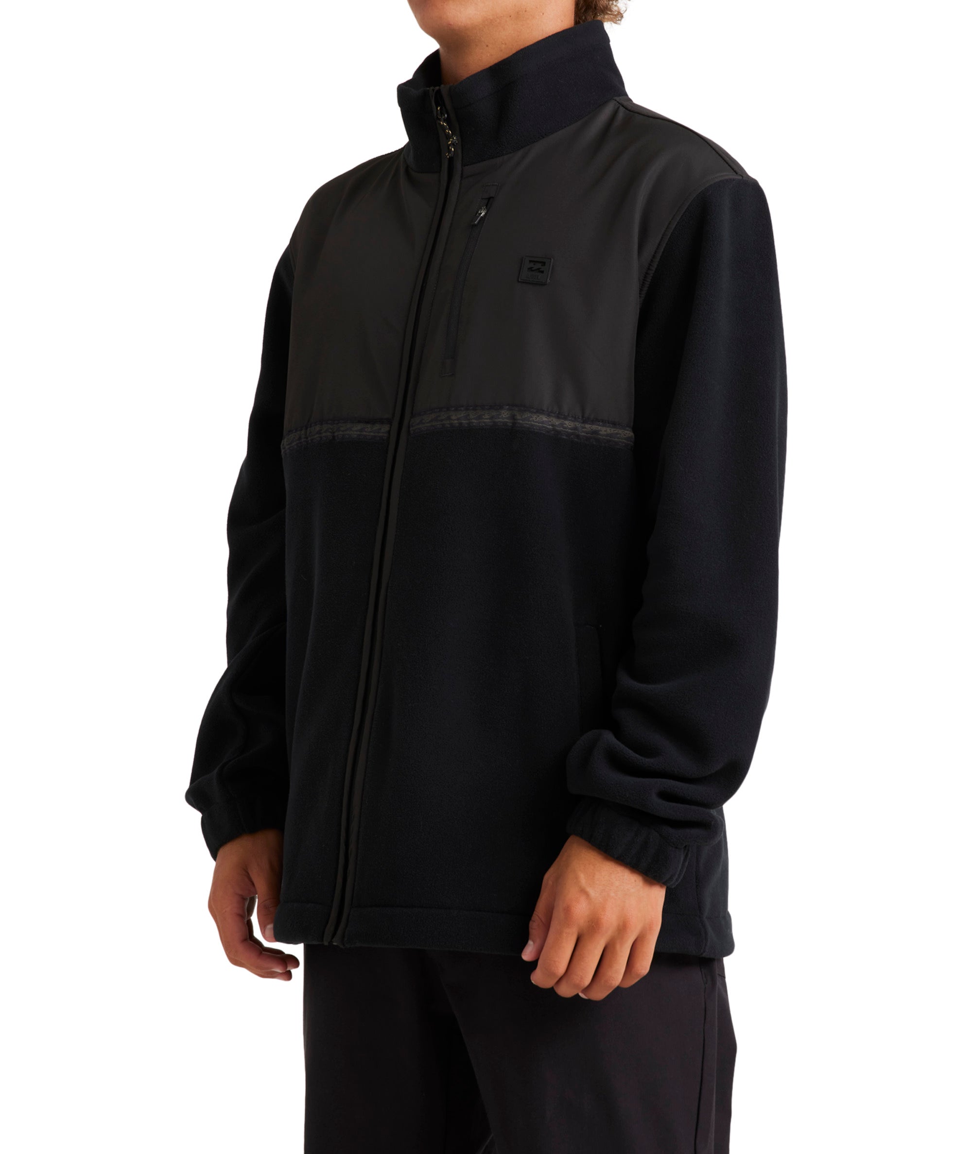 Billabong Boundary Lite Mockneck in BLACK
