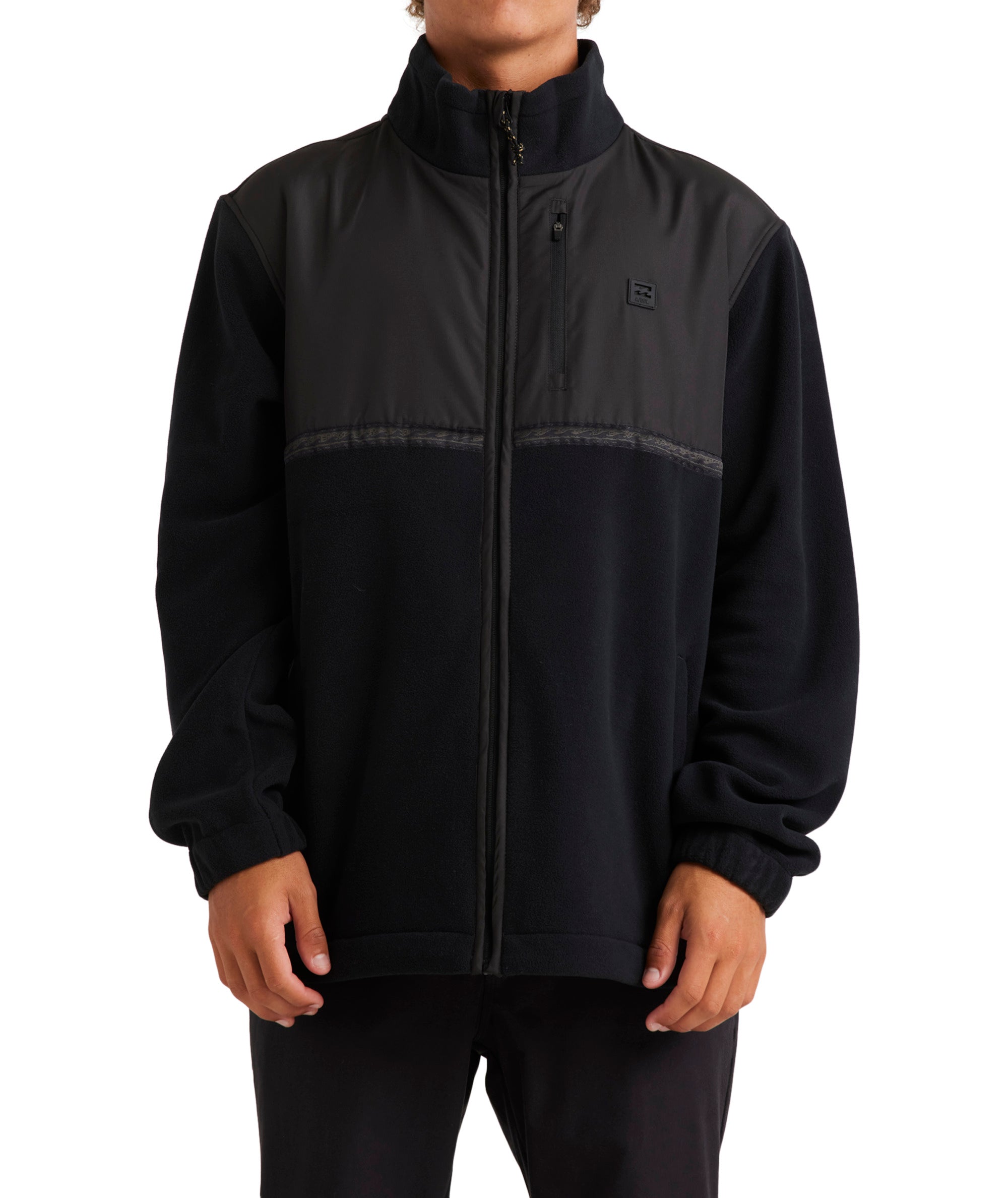 Billabong Boundary Lite Mockneck in BLACK