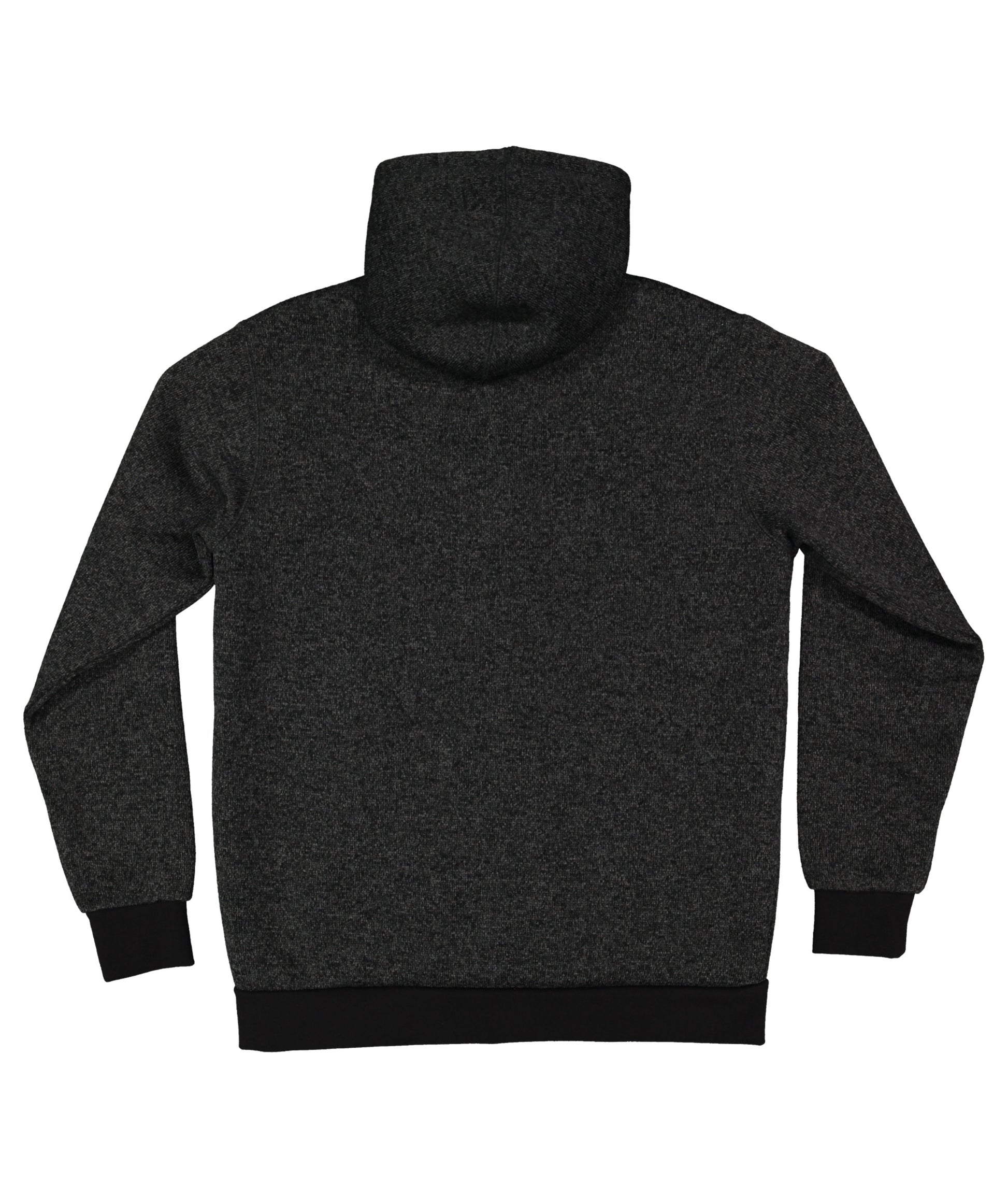 Billabong Revolt Zip Thru Hood in BLACK HEATHER