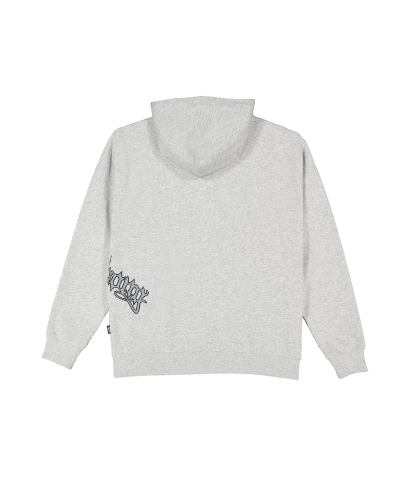 Billabong Tilt Zip Thru Hood in LIGHT GREY HEATHER