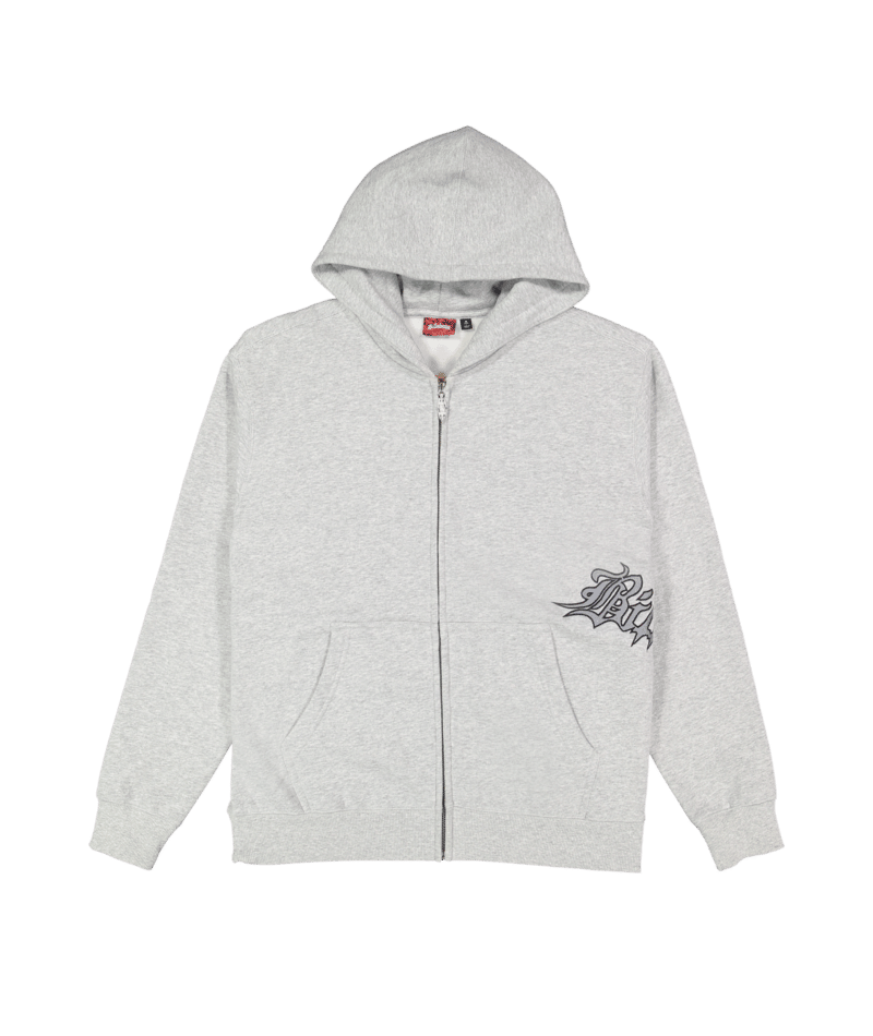 Billabong Tilt Zip Thru Hood in LIGHT GREY HEATHER