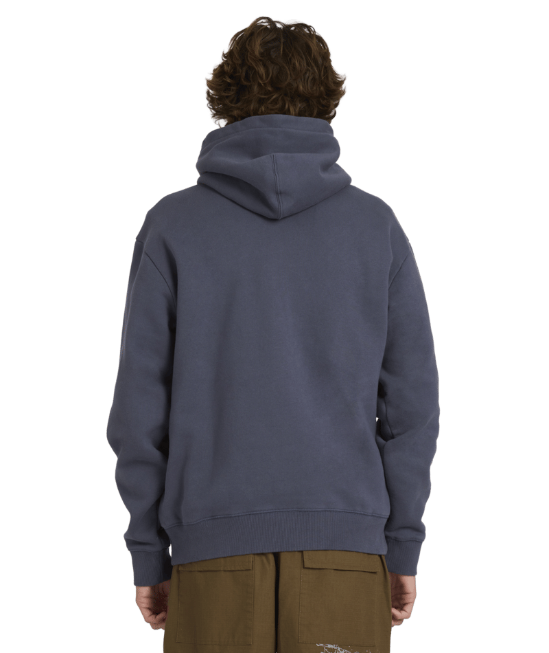 Billabong Immortal Distress Pop Hood in DIRT NAVY