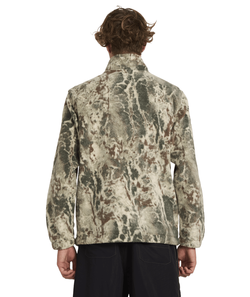 Billabong Boundary Mock Zip in CAMO