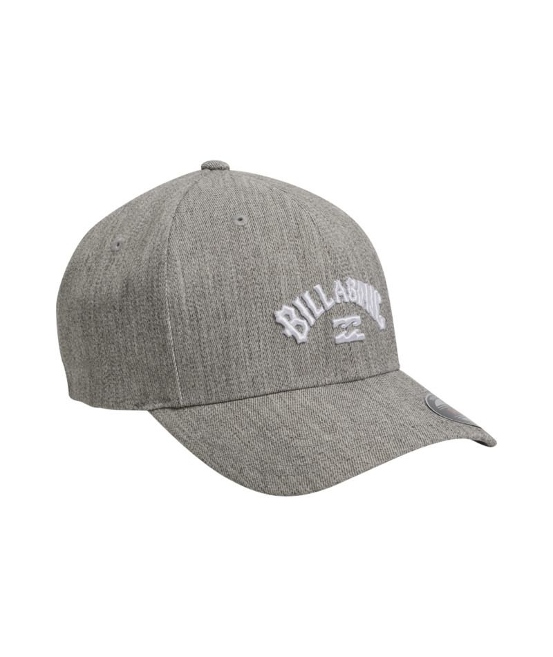 Billabong Arch Flexfit Cap in LIGHT GREY HEATHER