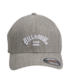 Billabong Arch Flexfit Cap in LIGHT GREY HEATHER