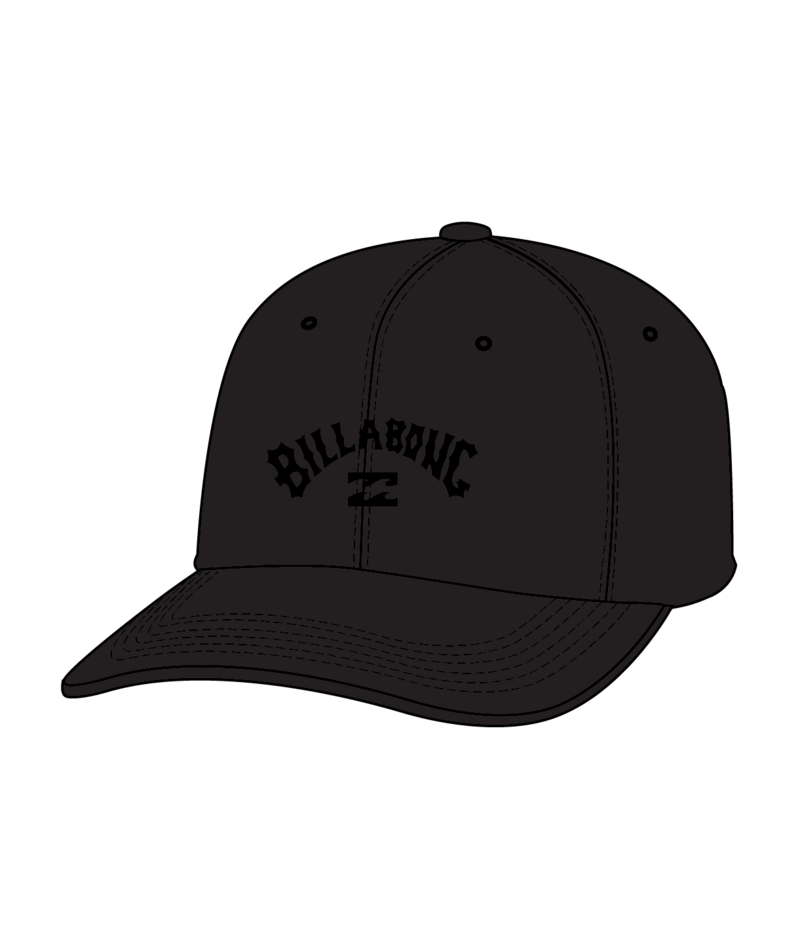 Billabong Arch Flexfit Cap in STEALTH