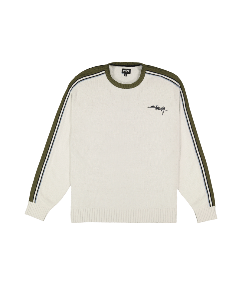 Billabong Script Sweater in SILVER