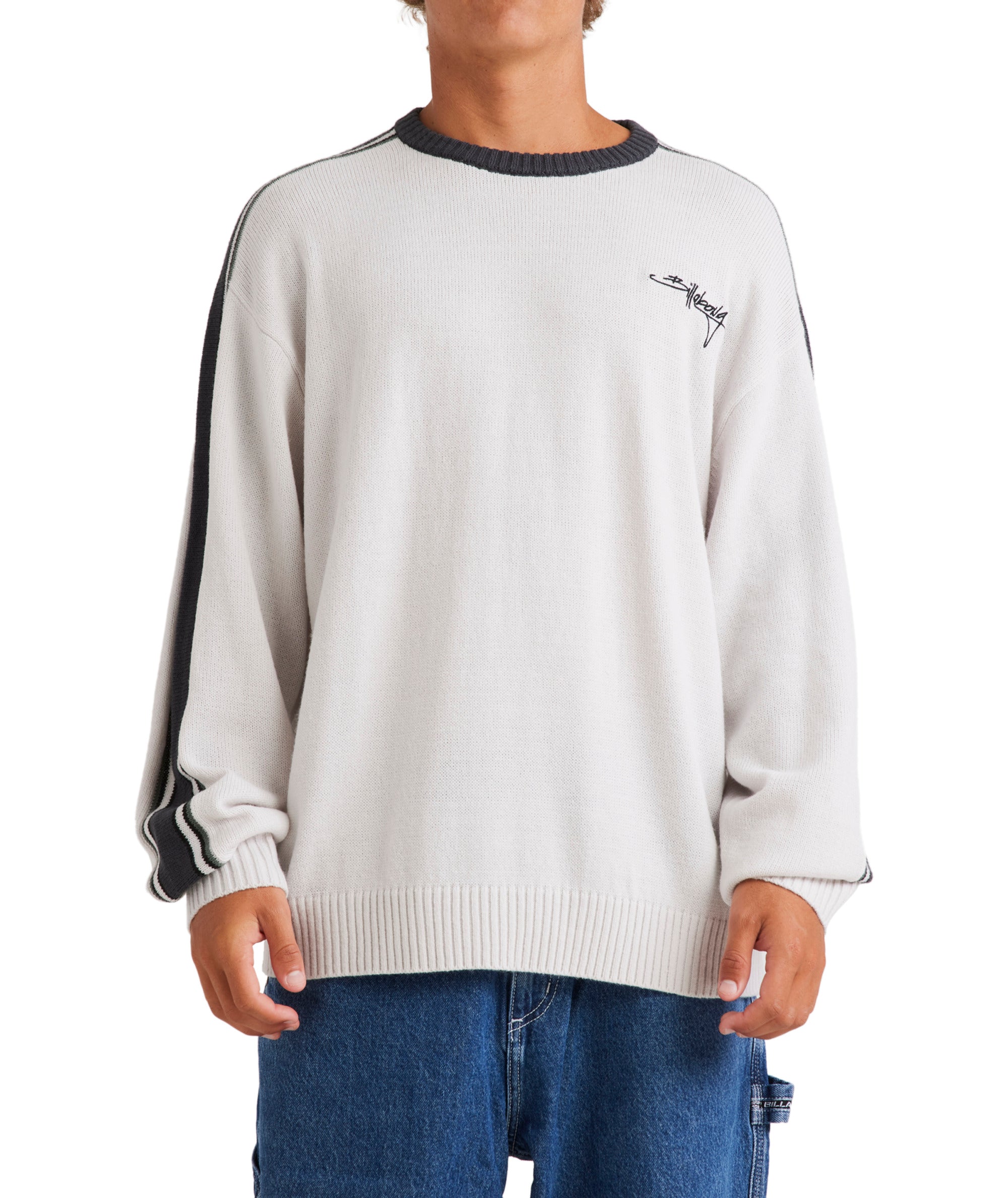 Billabong Script Sweater in FOG