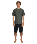 Billabong Shoreline Lf Ss in MILITARY HEATHER