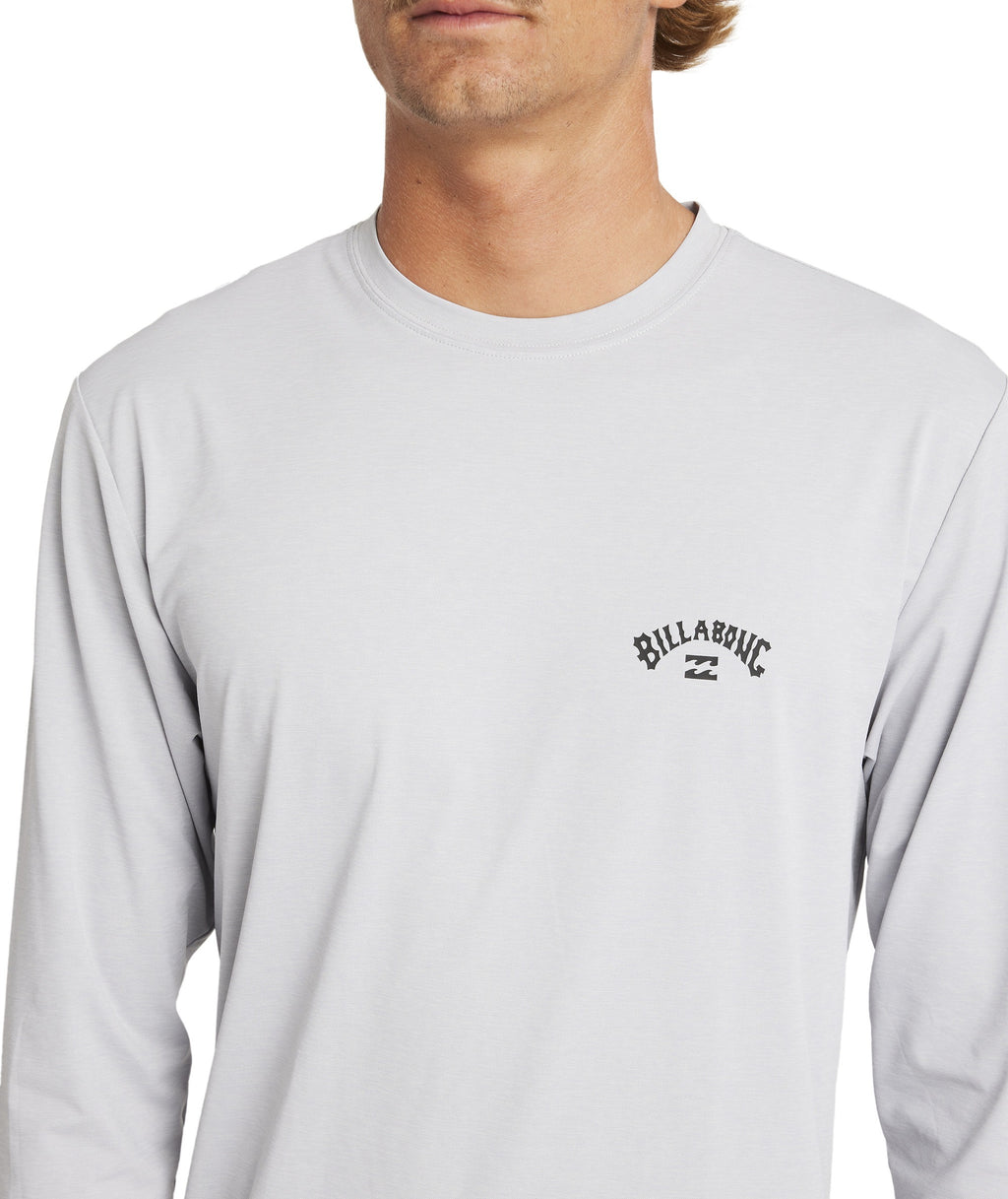 Billabong Shoreline Lf Ls in LIGHT GREY HEATHER