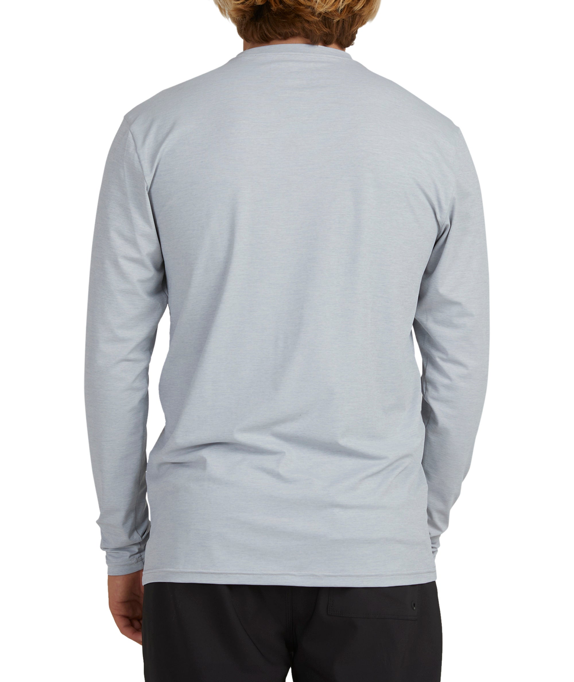 Billabong Shoreline Lf Ls in LIGHT GREY HEATHER