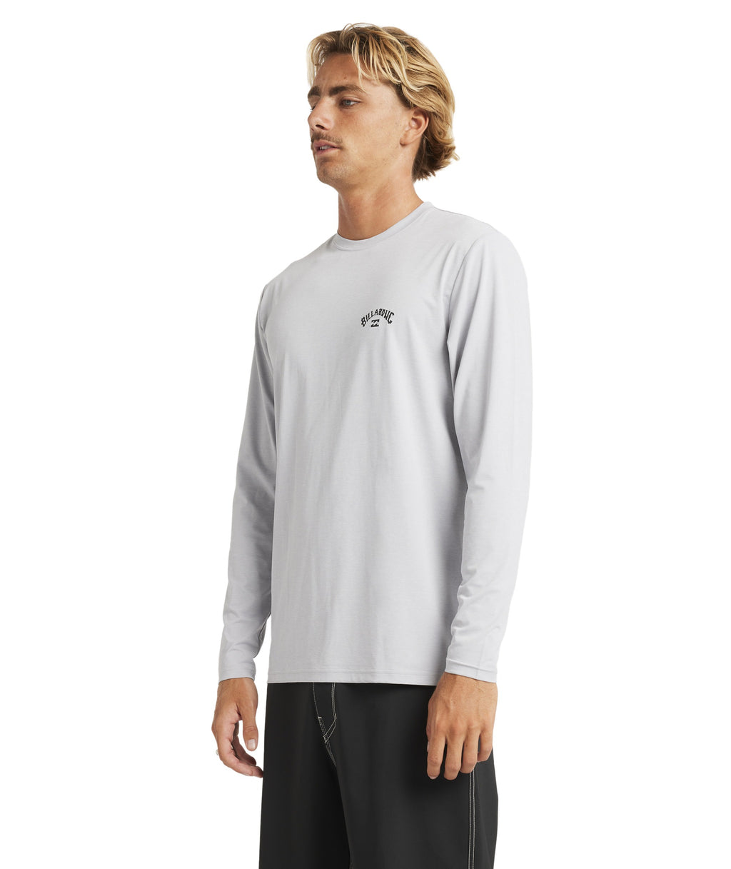 Billabong Shoreline Lf Ls in LIGHT GREY HEATHER
