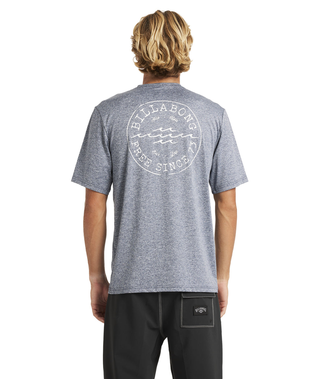 Billabong Big Wave Daz Lf Ss in NAVY HEATHER