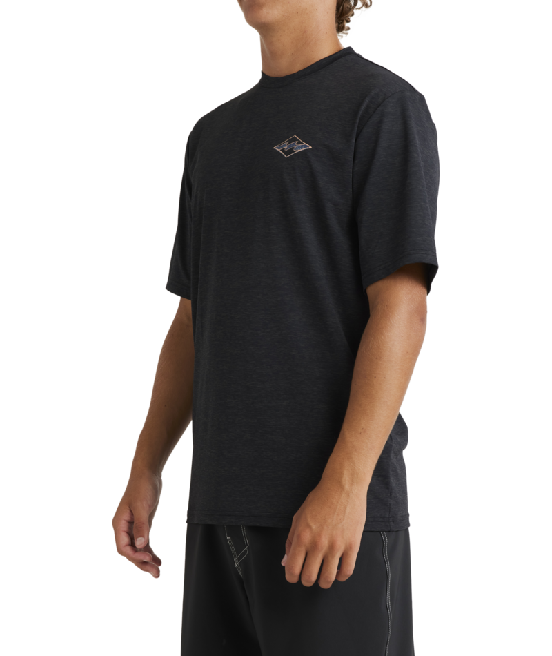 Billabong Diamond Shoreline Lf Ss in BLACK HEATHER