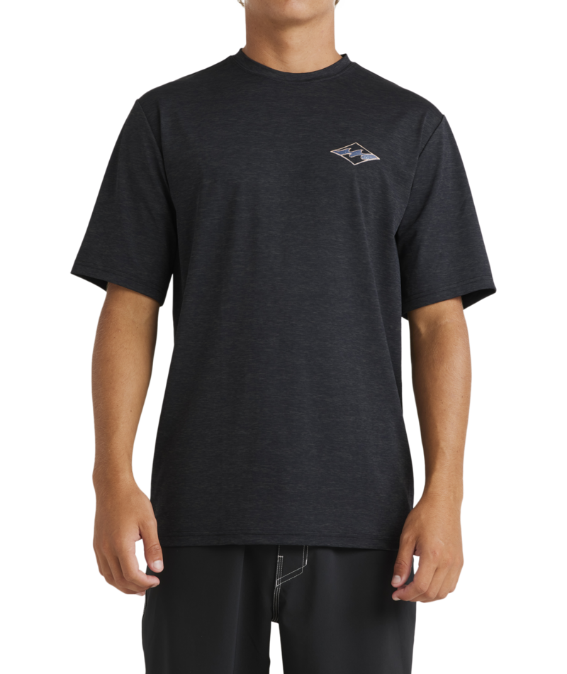 Billabong Diamond Shoreline Lf Ss in BLACK HEATHER