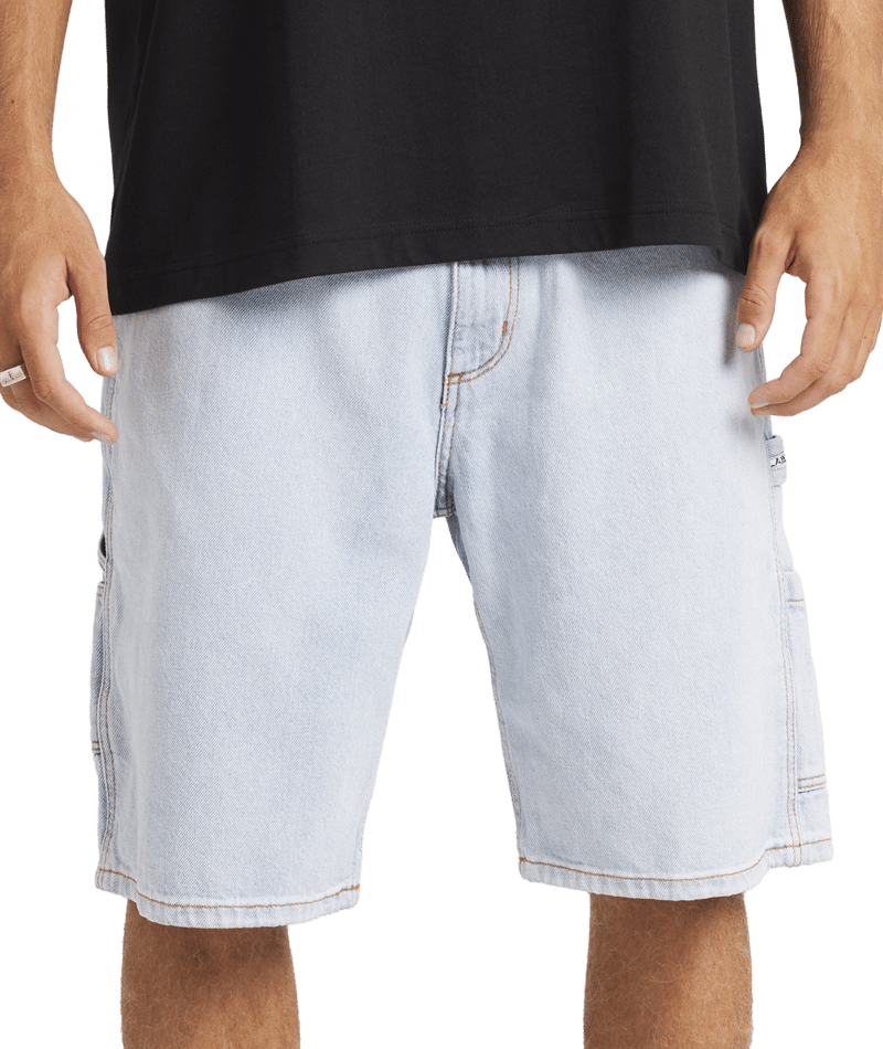 Billabong Bad Dog Workwear Short in STONE BLUE