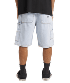 Billabong Bad Dog Workwear Short in STONE BLUE