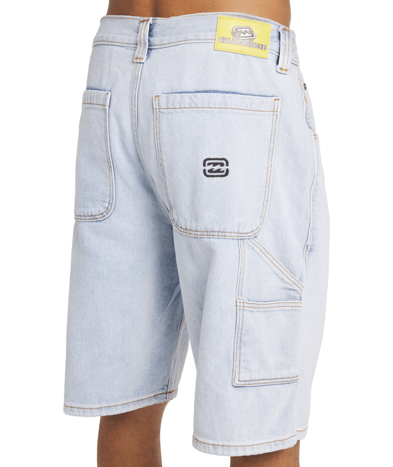 Billabong Bad Dog Workwear Short in STONE BLUE