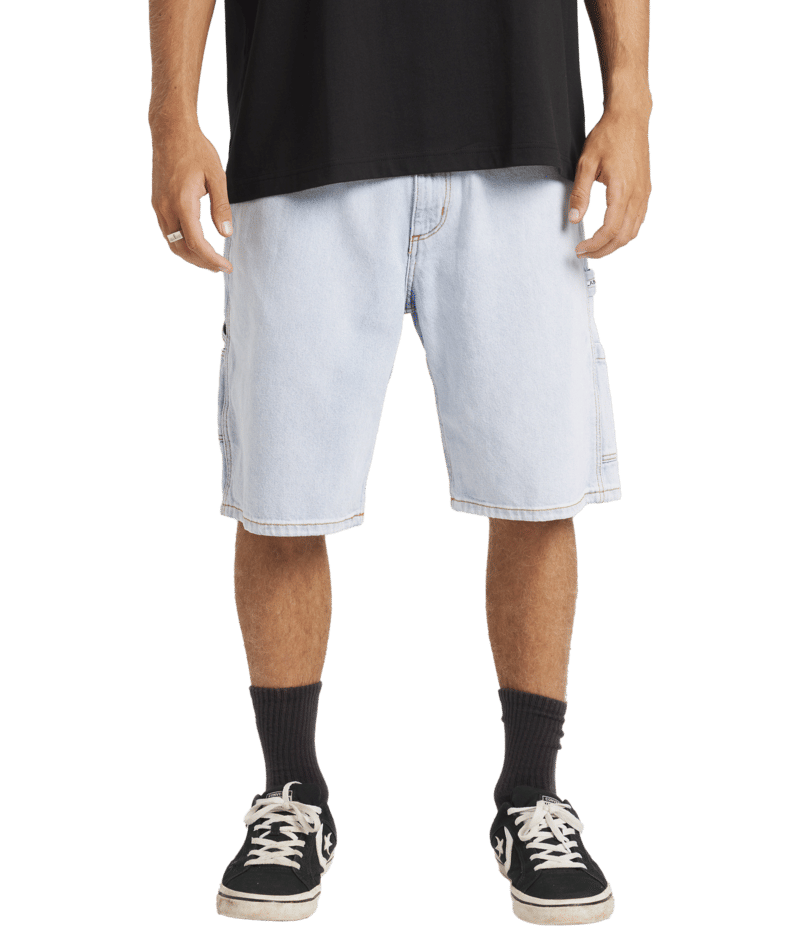 Billabong Bad Dog Workwear Short in STONE BLUE