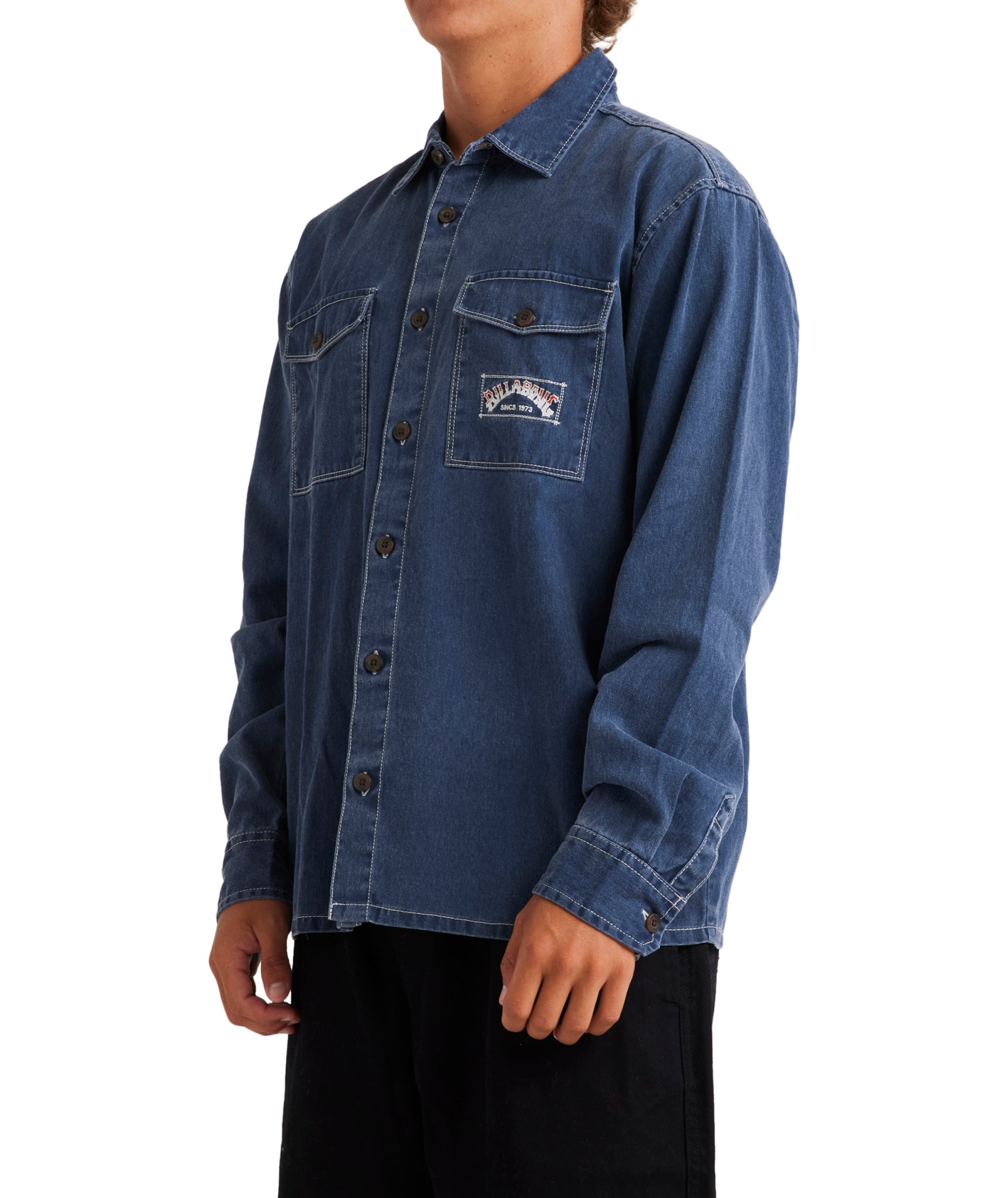 Billabong Bong Years Over Shirt in INDIGO