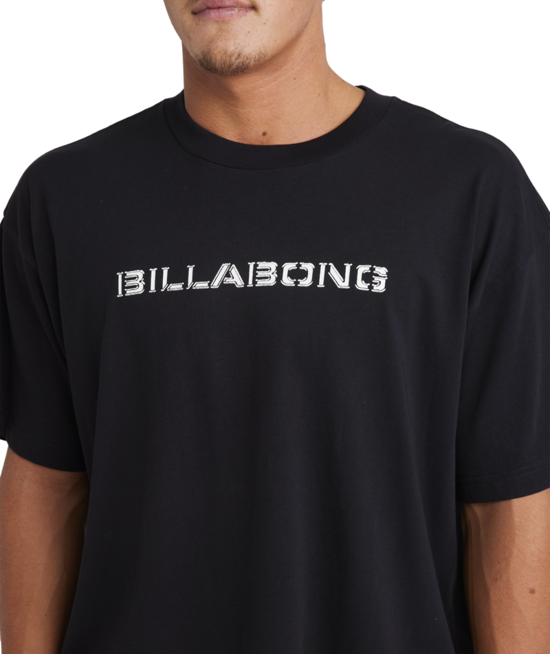 Billabong Chrome Bracket Ss in BLACK