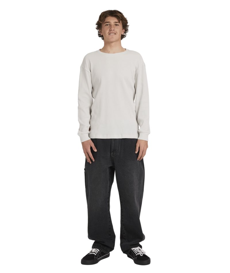 Billabong Immortal Waffle Ls in FOG