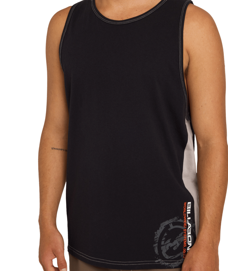 Billabong Spec 73 Blast Tank in OFF BLACK