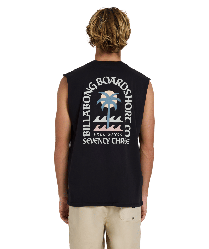 Billabong Portal Muscle in WASHED BLACK