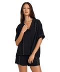 Volcom Bloomz Ss in BLACK