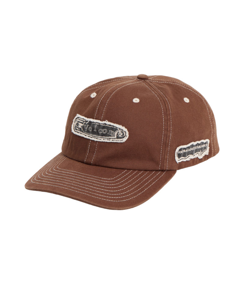 Volcom Pinned Hat in BROWN STONE