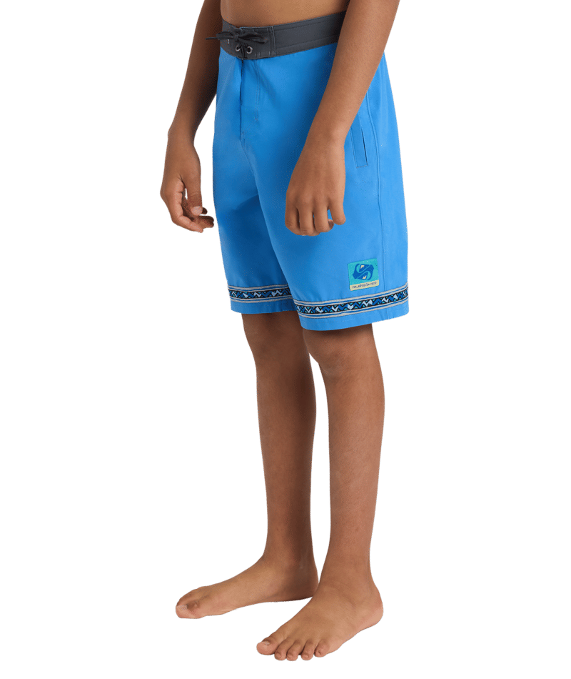 Quiksilver Wax Heads Youth 17 Volley in PALACE BLUE