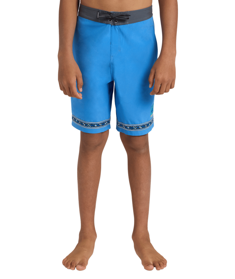 Quiksilver Wax Heads Youth 17 Volley in PALACE BLUE