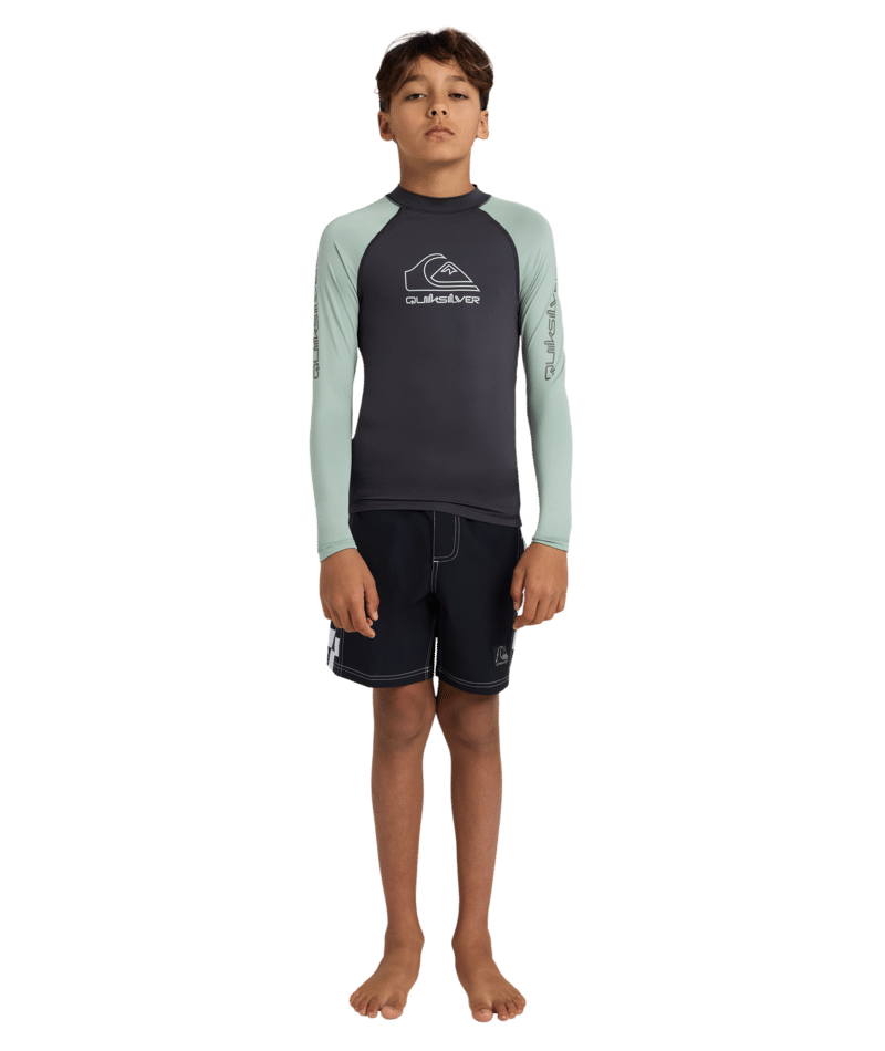 Quiksilver On Tour Ls Youth Id in ICEBERG GREEN