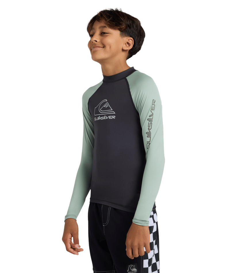 Quiksilver On Tour Ls Youth Id in ICEBERG GREEN