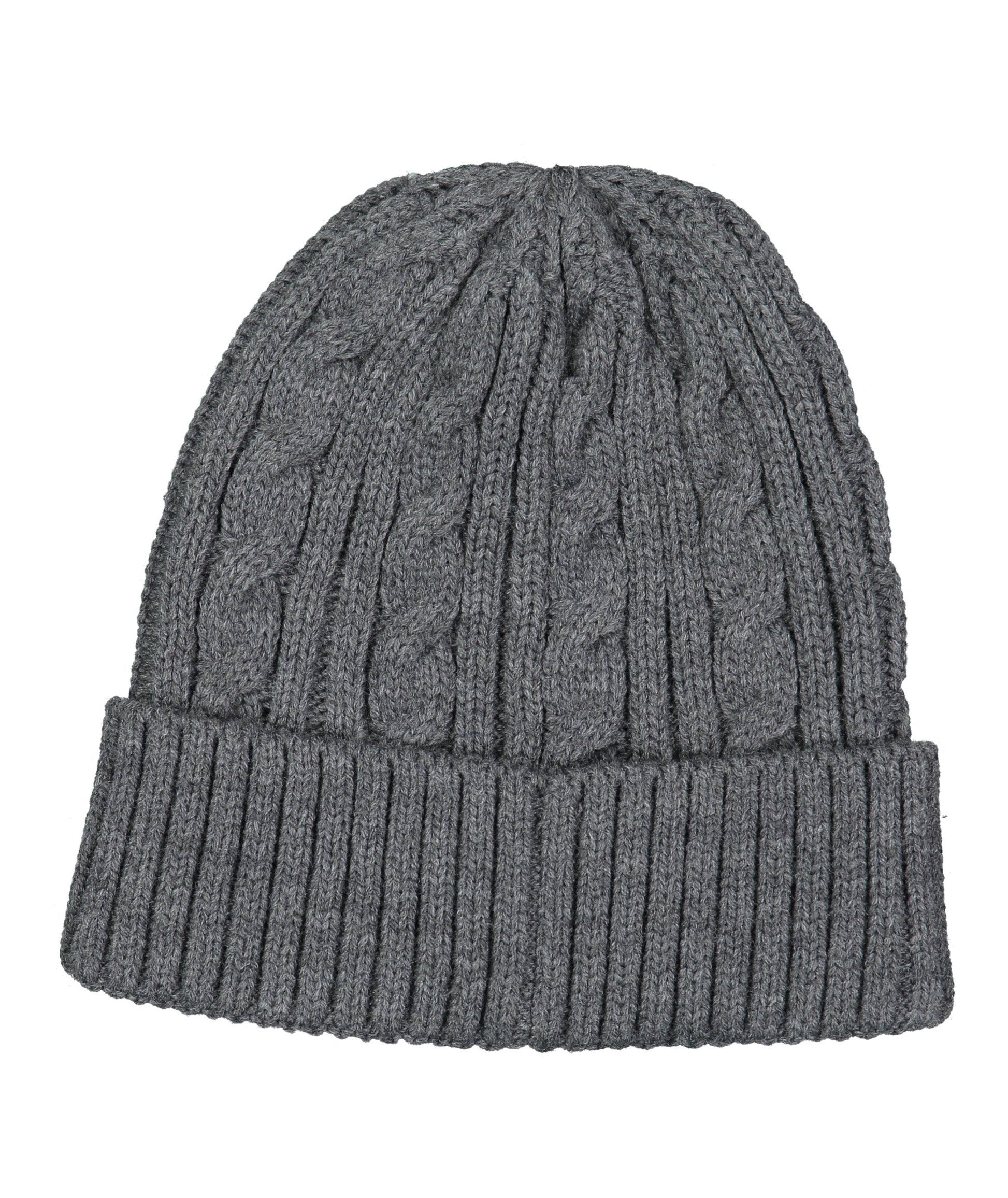 Quiksilver Cable Beanie in CHARCOAL HEATHER