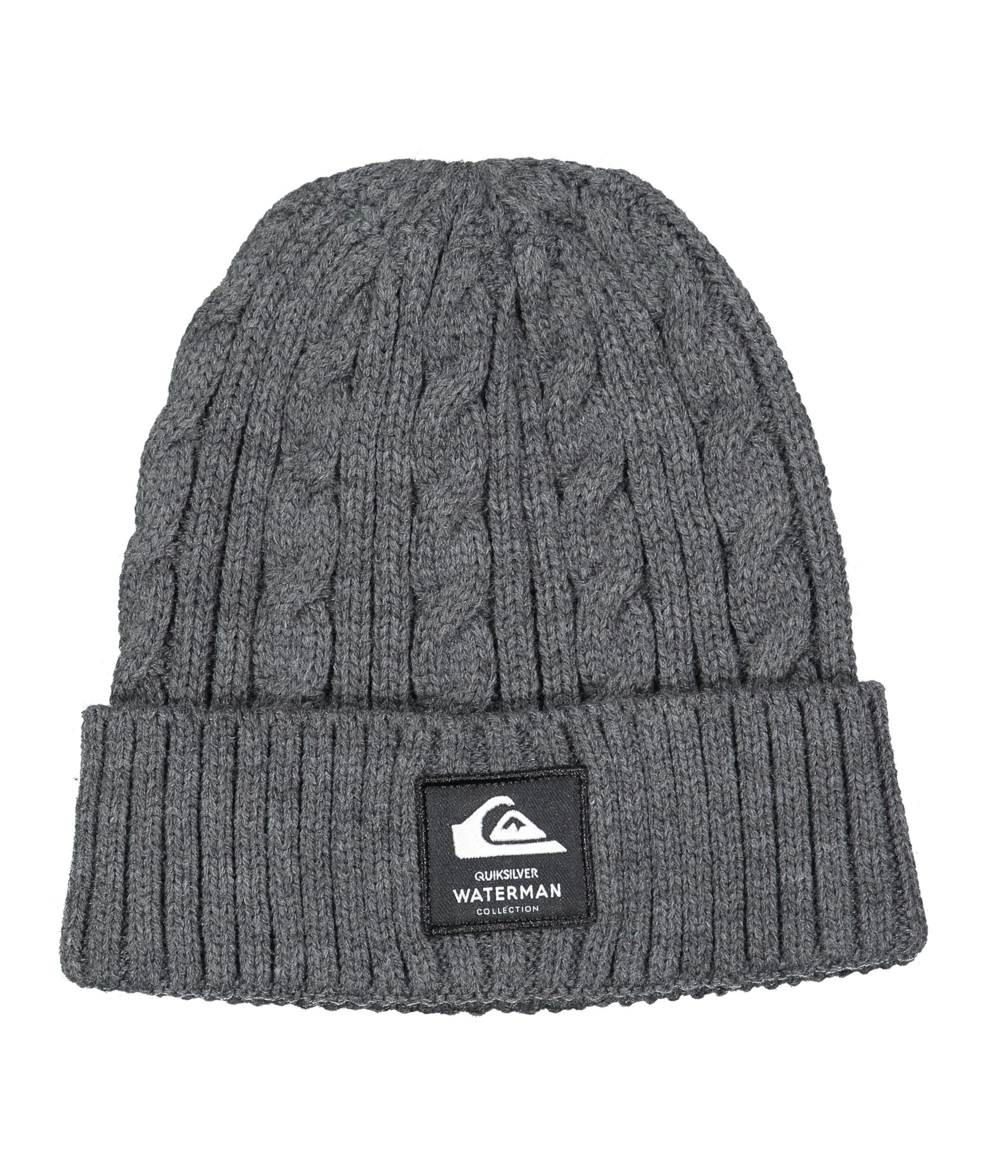 Quiksilver Cable Beanie in CHARCOAL HEATHER