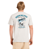 Quiksilver Salty Lines Ss in LIGHT GREY HEATHER