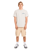 Quiksilver Salty Lines Ss in LIGHT GREY HEATHER