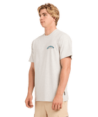 Quiksilver Salty Lines Ss in LIGHT GREY HEATHER
