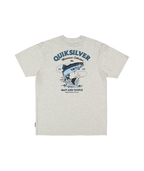 Quiksilver Salty Lines Ss in LIGHT GREY HEATHER
