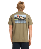 Quiksilver Hidden Peak Ss in DUSTY OLIVE