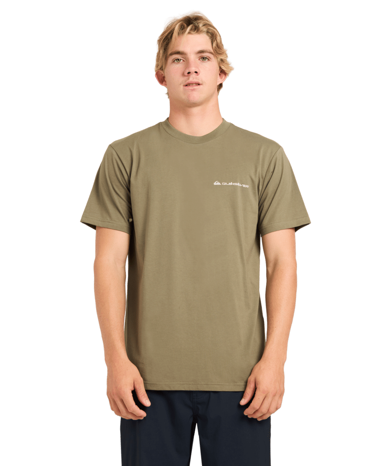 Quiksilver Hidden Peak Ss in DUSTY OLIVE