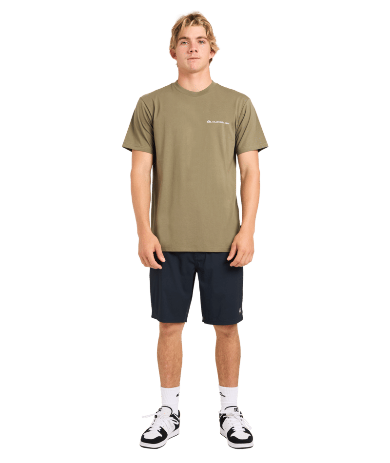 Quiksilver Hidden Peak Ss in DUSTY OLIVE